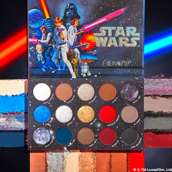 DISNEY STAR WARS X COLOURPOP EYESHADOW PALETTE - Picture 1 of 11